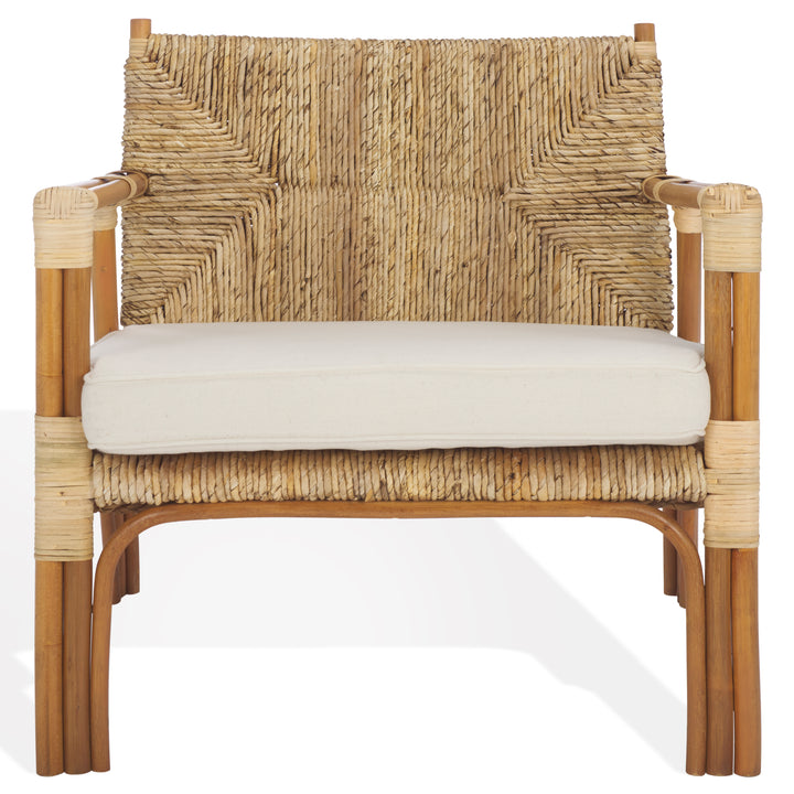 American Home Furniture Safavieh Couture Elexa Banana Weaving Accent Chair