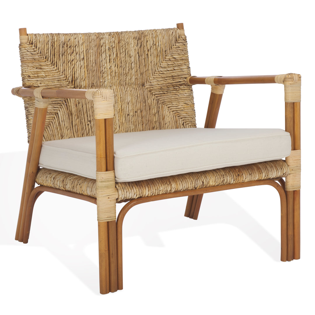 American Home Furniture Safavieh Couture Elexa Banana Weaving Accent Chair