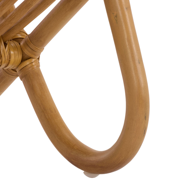 American Home Furniture Safavieh Couture Bayard Rattan Pole Magazine Holder Accent Table