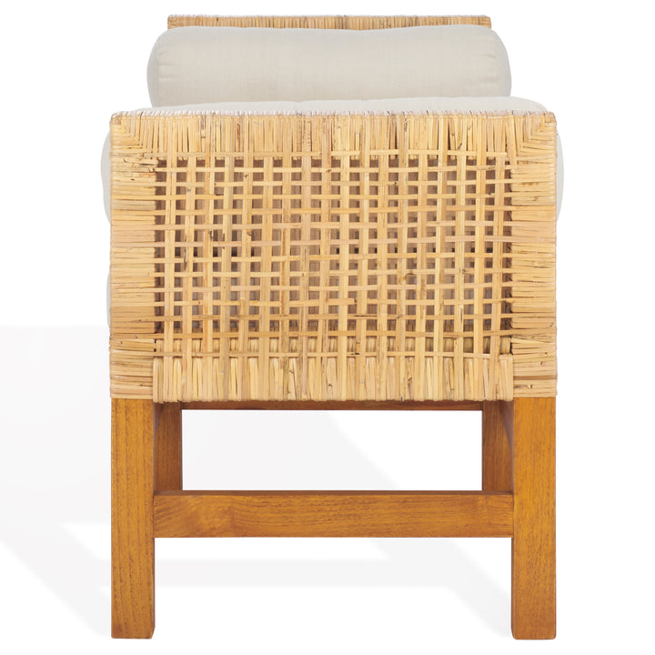 American Home Furniture Safavieh Couture Cryslene Teakwood Bench