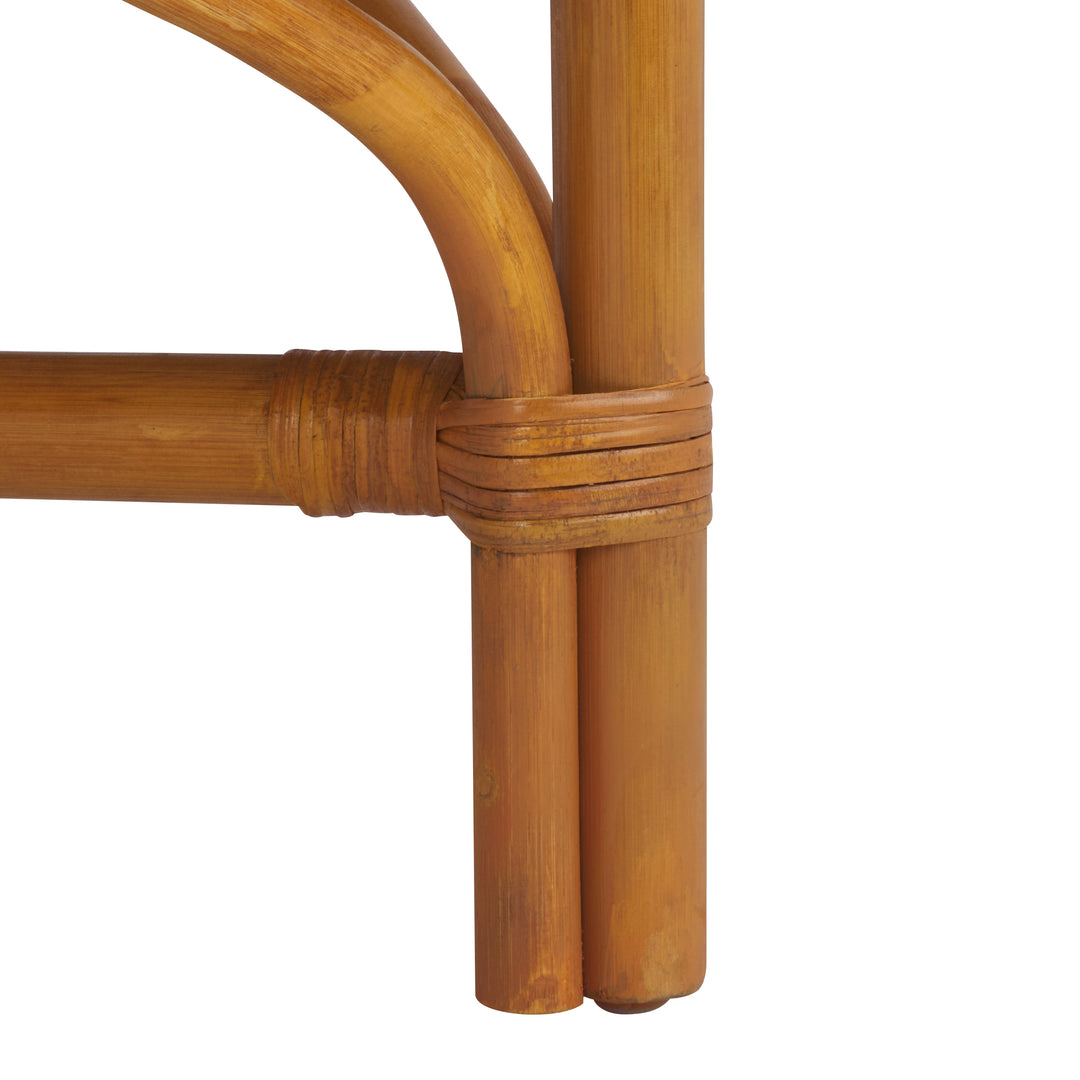 American Home Furniture Safavieh Couture Donatello Rattan Pole Accent Chair