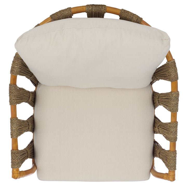 American Home Furniture Safavieh Couture Donatello Rattan Pole Accent Chair