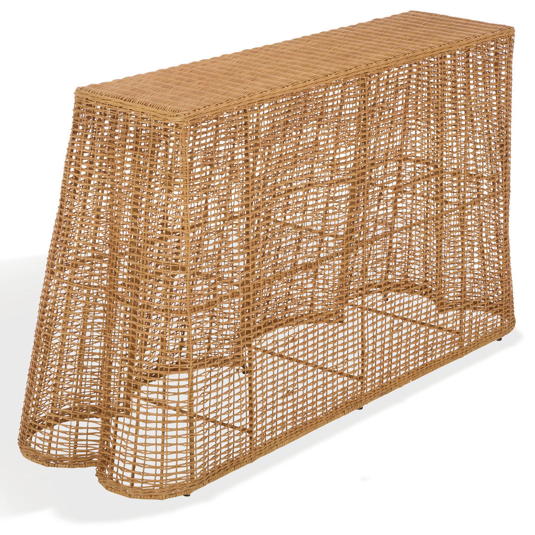 Safavieh Couture Jilliette Rattan Console Table