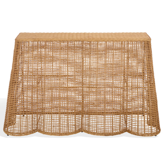 Safavieh Couture Jilliette Rattan Console Table