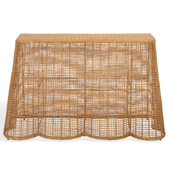 Safavieh Couture Jilliette Rattan Console Table