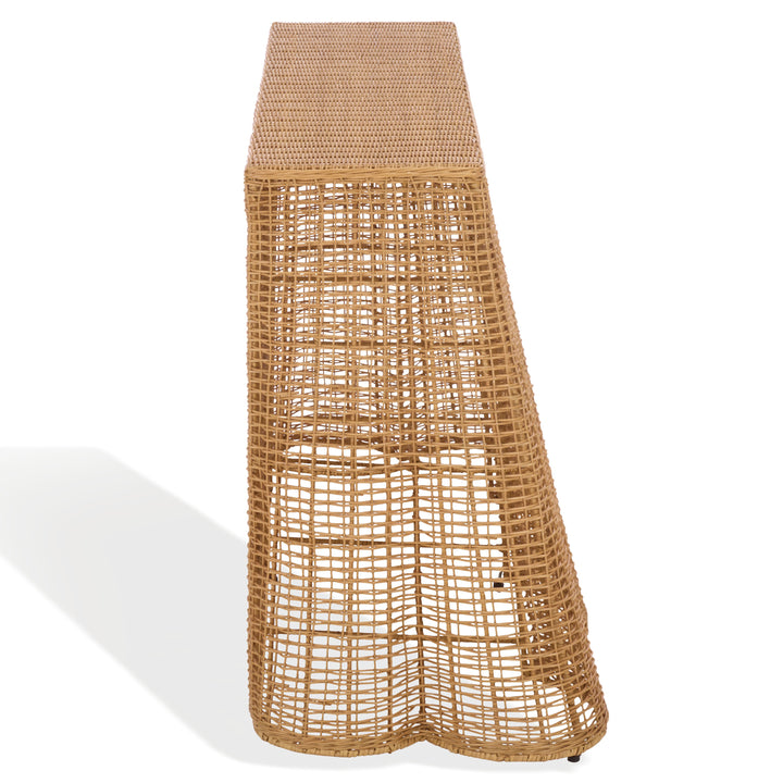 Safavieh Couture Jilliette Rattan Console Table
