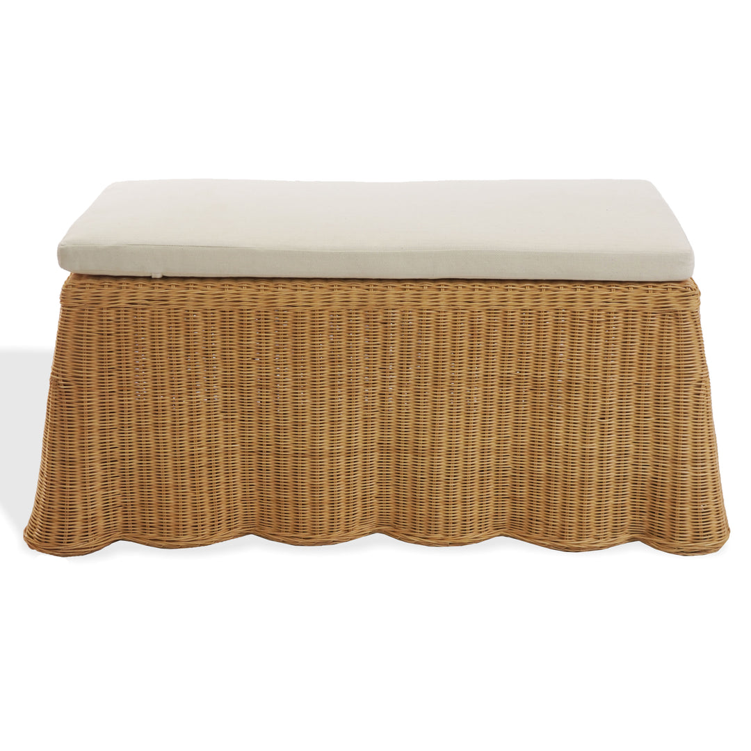 Safavieh Couture Hylda Rattan Bench