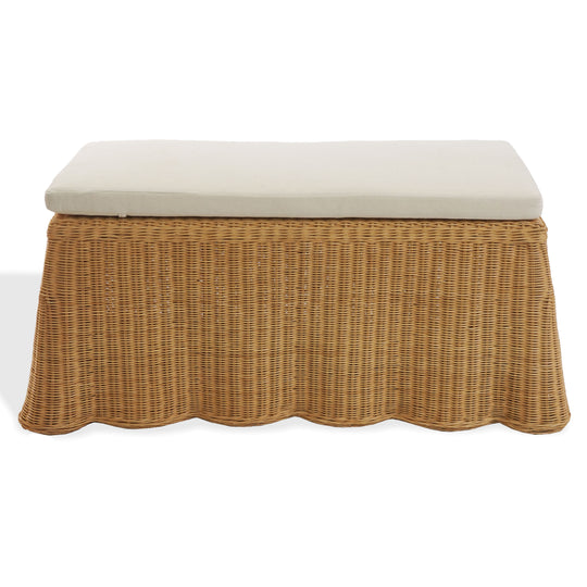 Safavieh Couture Hylda Rattan Bench