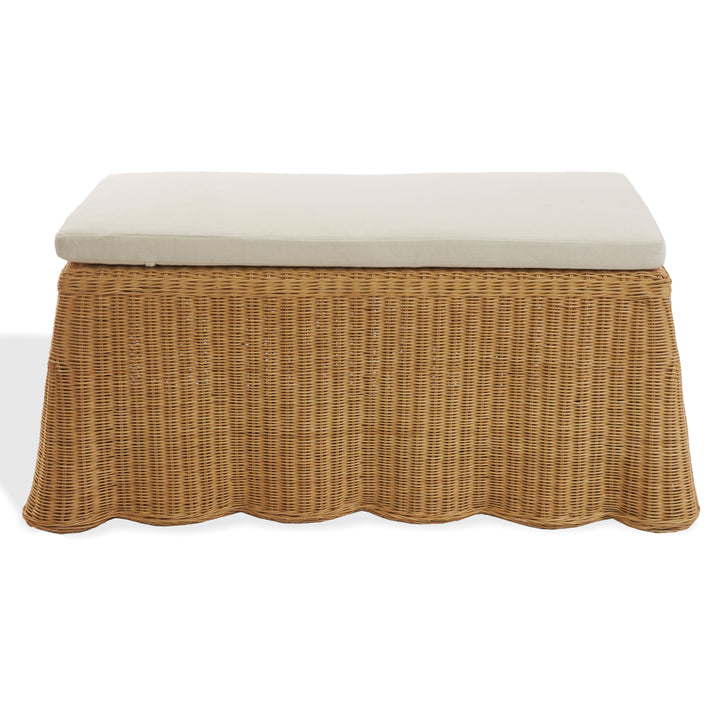 Safavieh Couture Hylda Rattan Bench