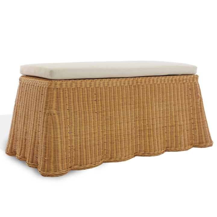 Safavieh Couture Hylda Rattan Bench