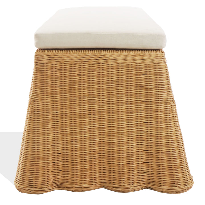 Safavieh Couture Hylda Rattan Bench