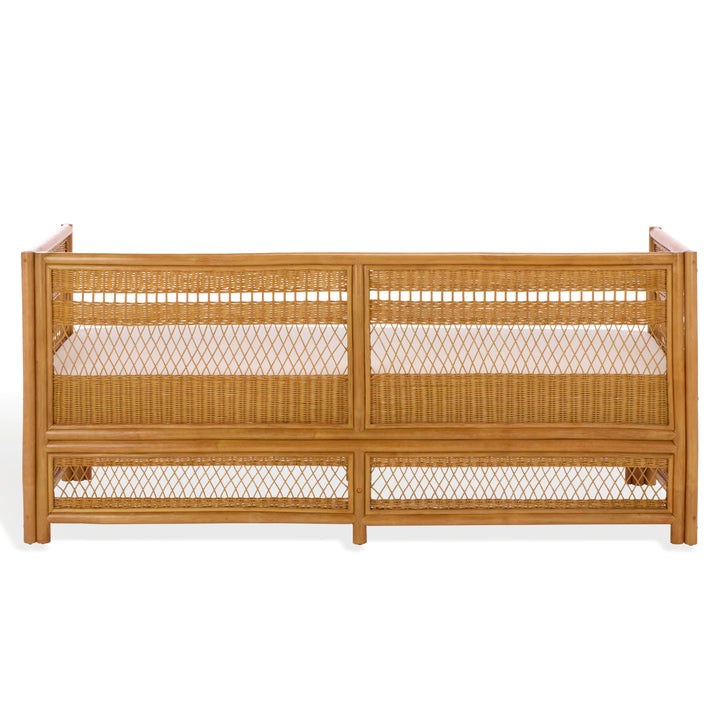 Safavieh Couture Shawnee Rattan Loveseat