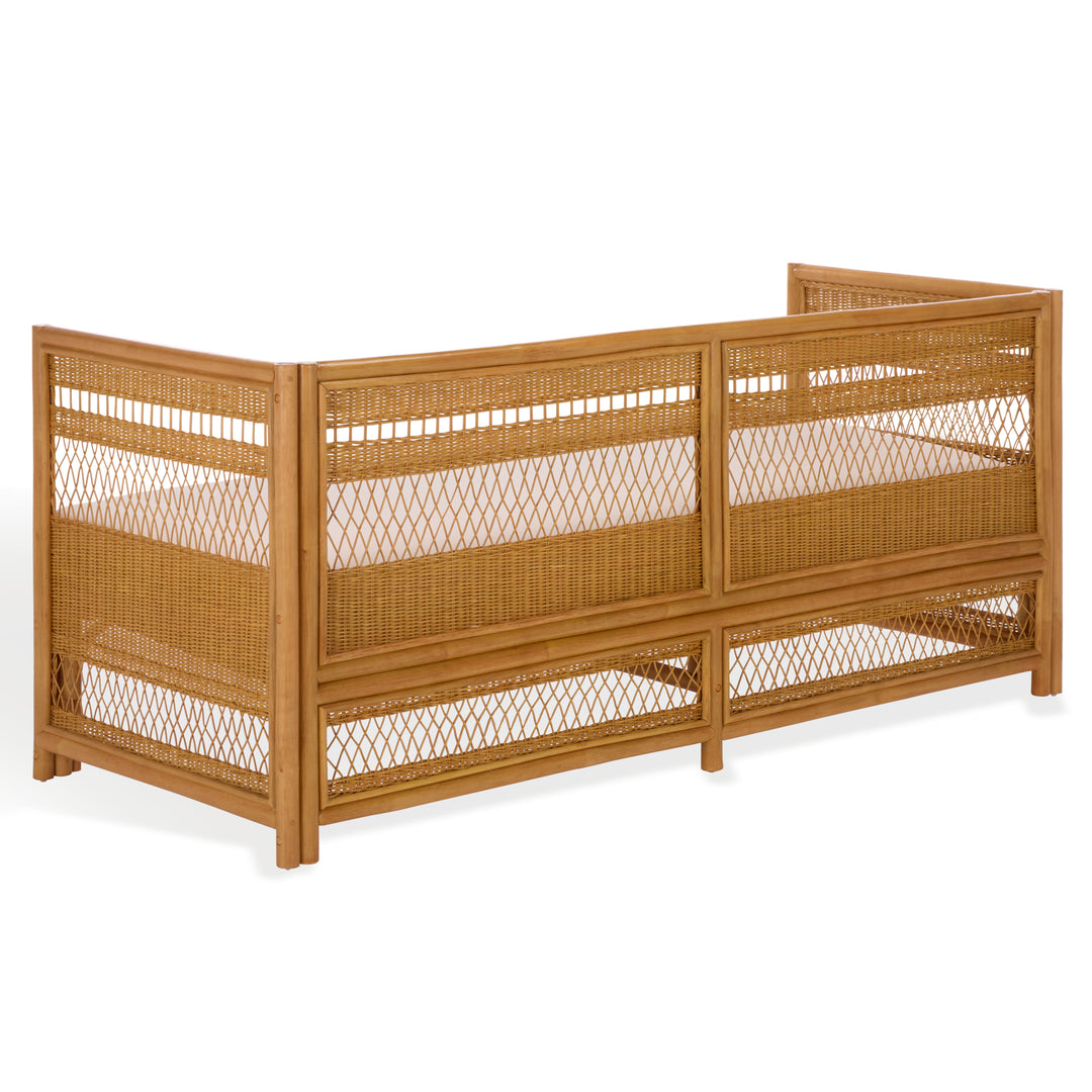 Safavieh Couture Shawnee Rattan Loveseat