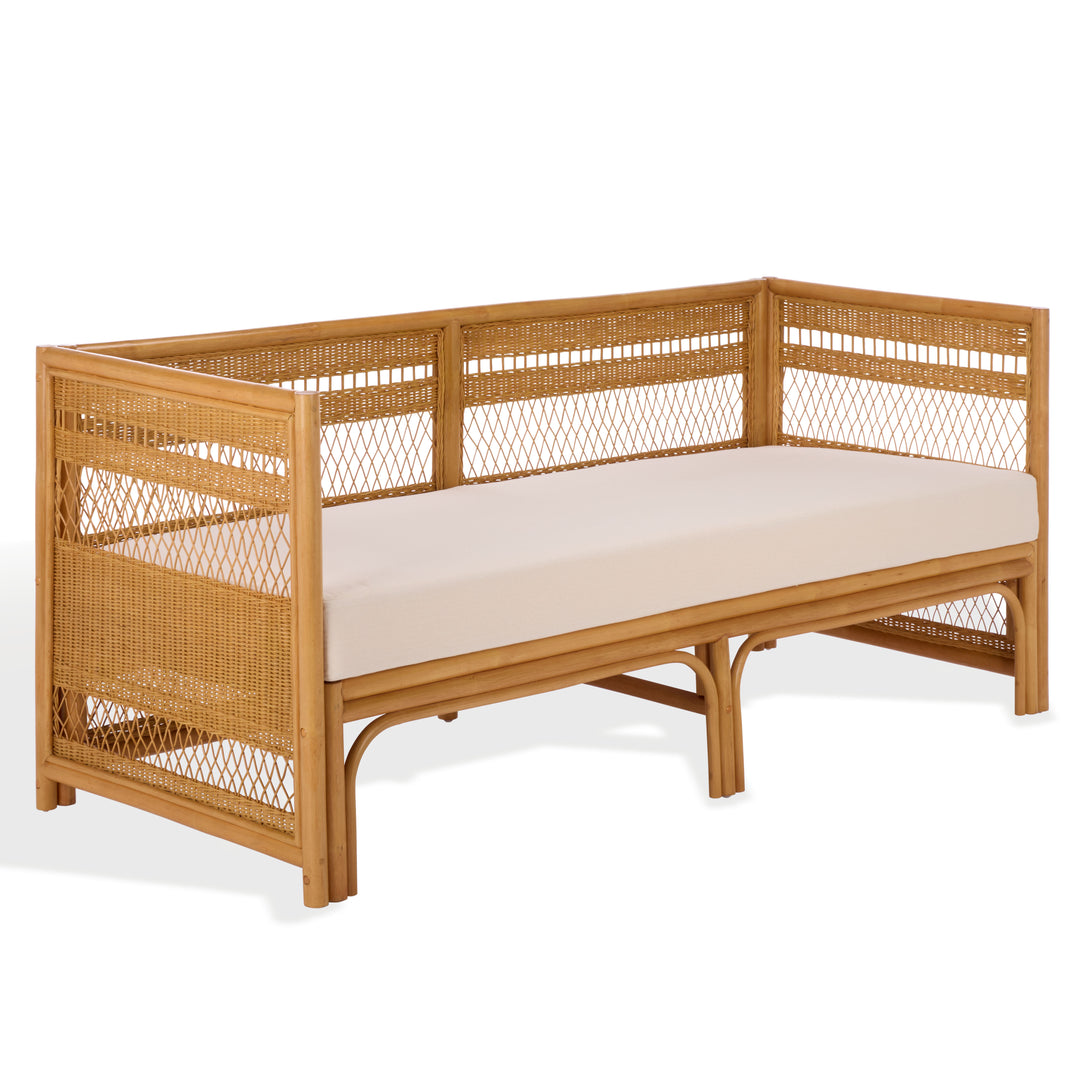 Safavieh Couture Shawnee Rattan Loveseat