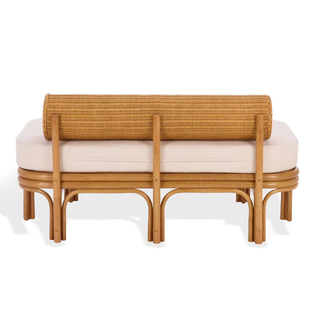 Safavieh Couture Fowley Rattan Bench