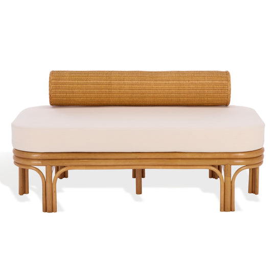 Safavieh Couture Fowley Rattan Bench