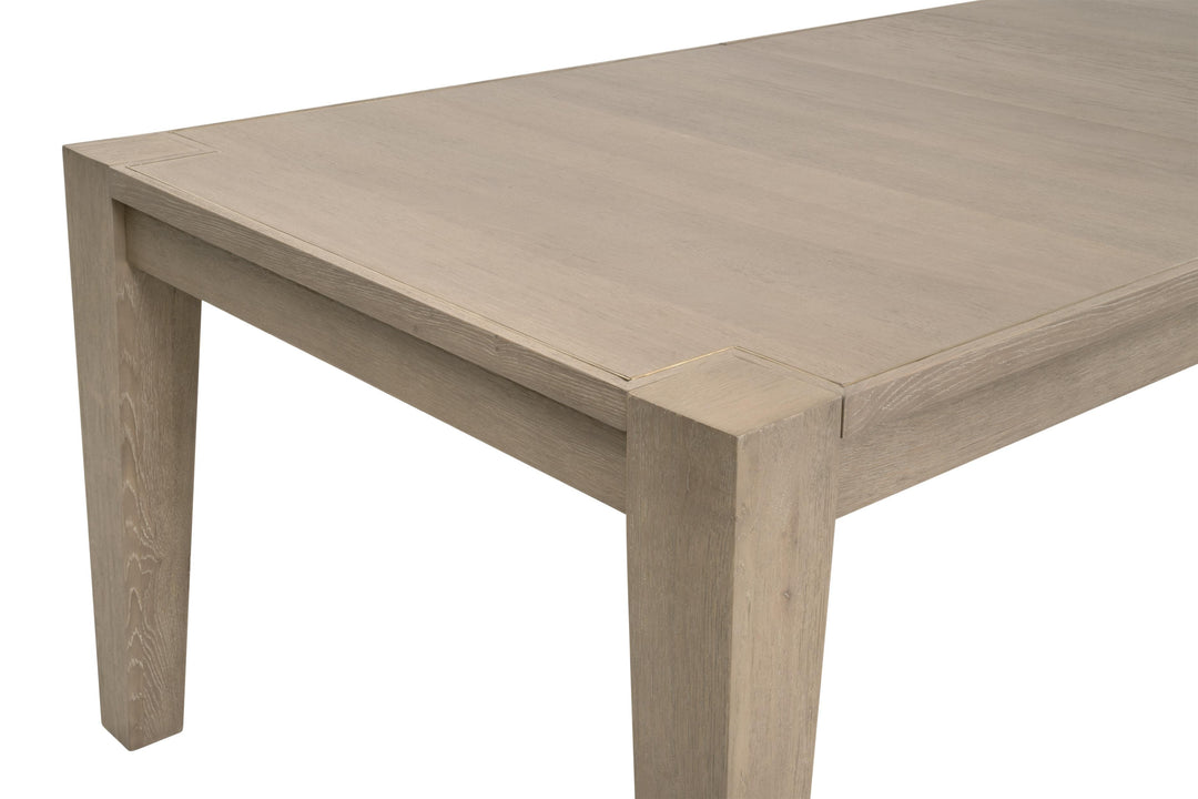 Smoke Gray Oak, Brushed Gold Inlay