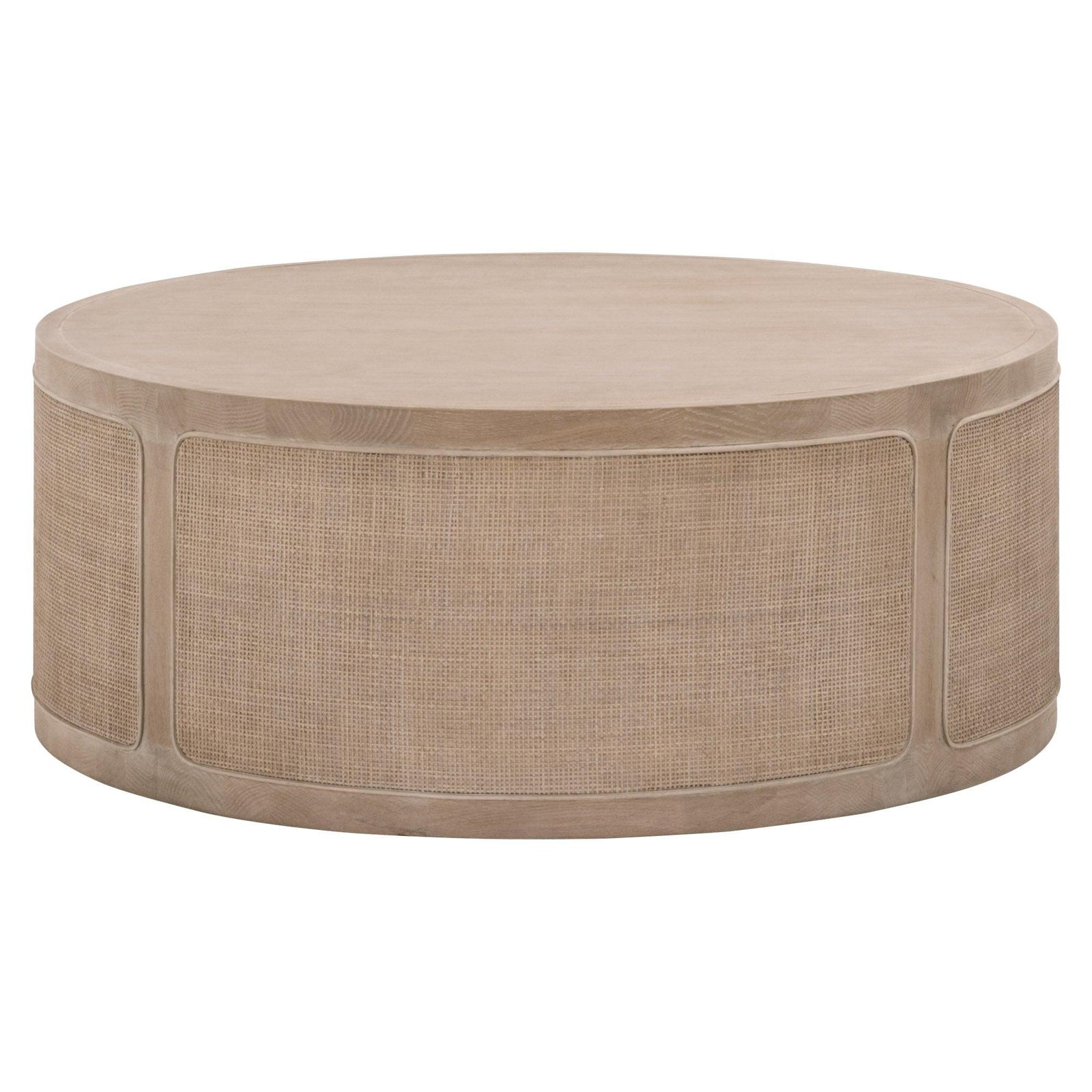 Essentials For Living - Cane Coffee Table - 8091.SGRY-OAK/CN | American Home Furniture