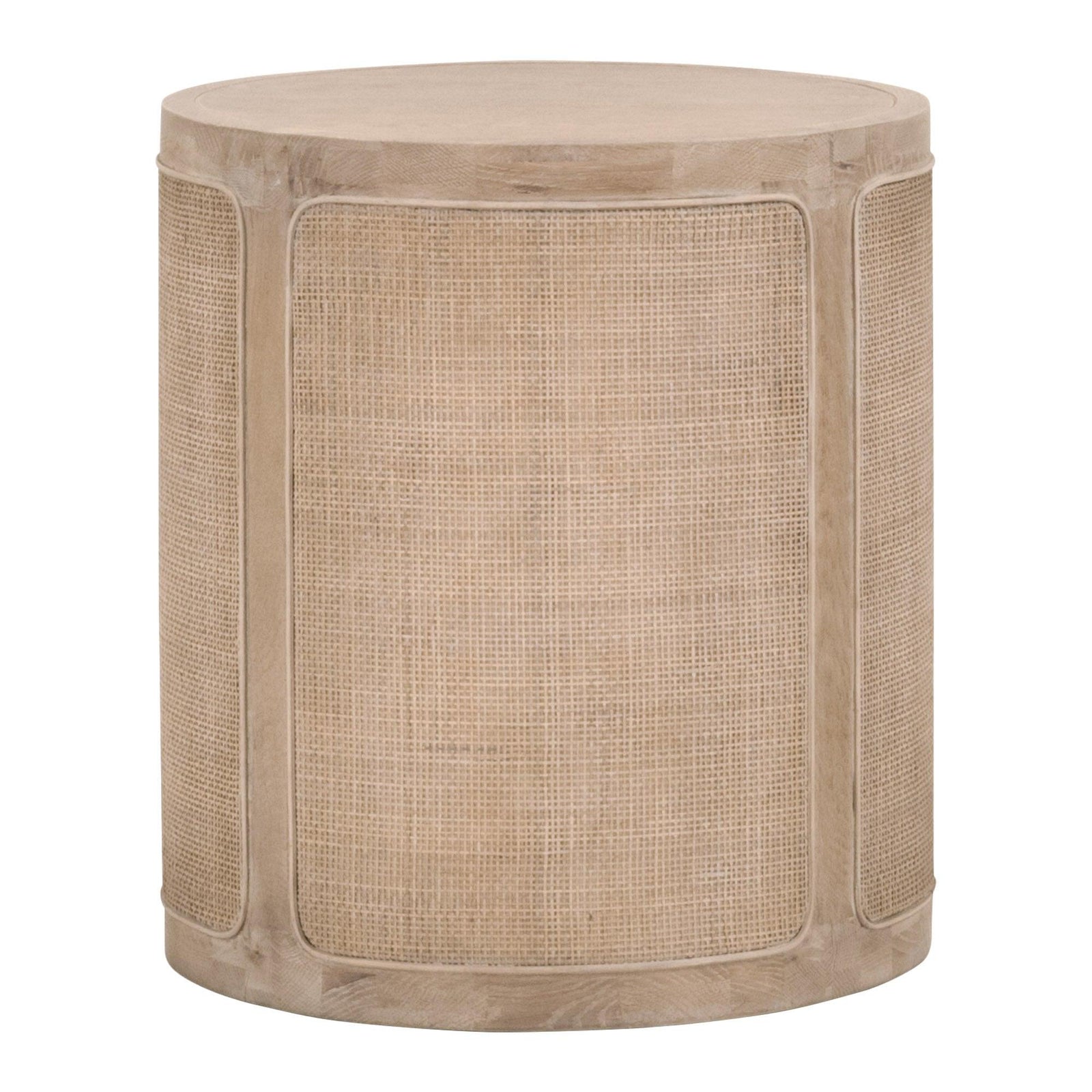Essentials For Living - Cane End Table - 8092.SGRY-OAK/CN | American Home Furniture