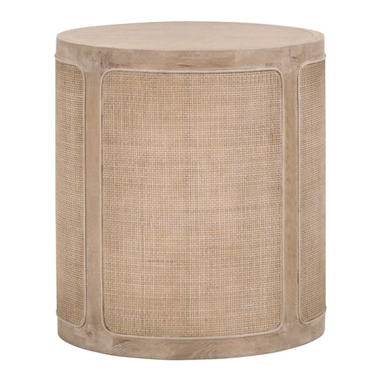 Essentials For Living - Cane End Table - 8092.SGRY-OAK/CN | American Home Furniture
