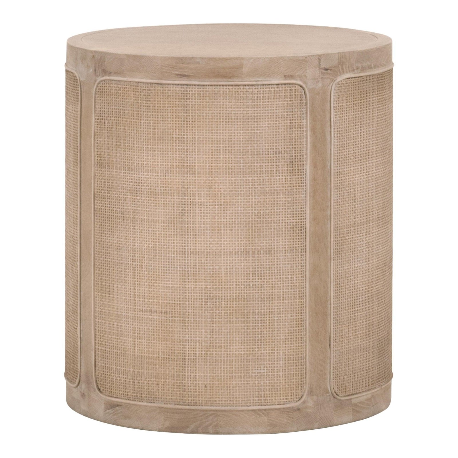 Essentials For Living - Cane End Table - 8092.SGRY-OAK/CN | American Home Furniture