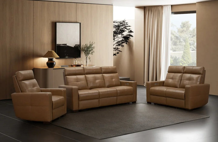 Cara Sofa w/Power Recline, Power Head Rests & Power Lumbar
