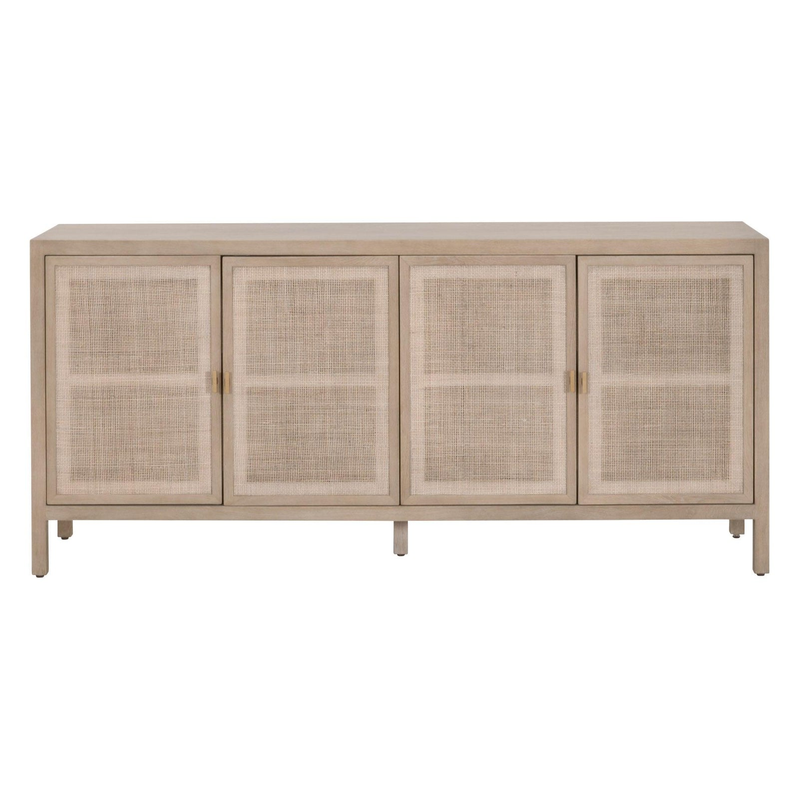 Essentials For Living - Carina Media Sideboard - 8086.SGRY-OAK/CN | American Home Furniture