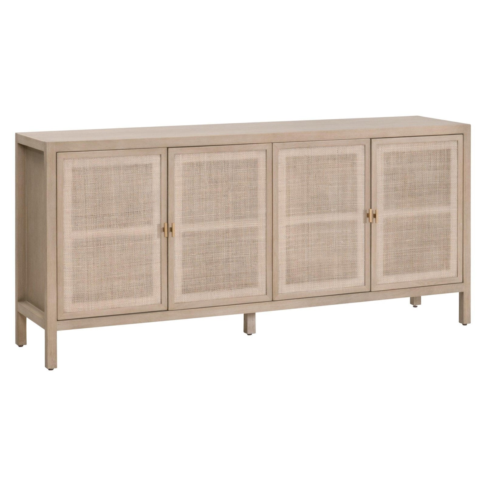 Essentials For Living - Carina Media Sideboard - 8086.SGRY-OAK/CN | American Home Furniture