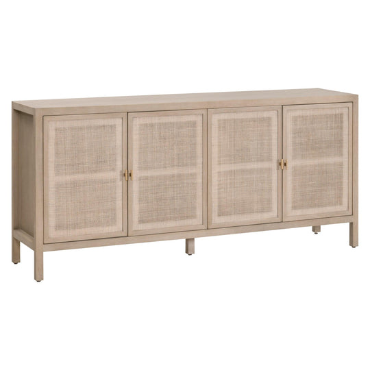 Essentials For Living - Carina Media Sideboard - 8086.SGRY-OAK/CN | American Home Furniture