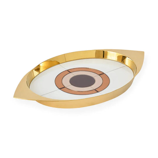 Jonathan Adler Chambeige Eye Tray DECORATIVE TRAYS, PLATES, + BOWLS