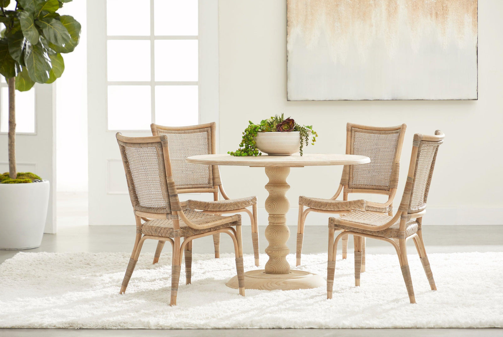 Essentials For Living - Chelsea 42" Round Dining Table - 8043-L.SGRY-PNE | American Home Furniture