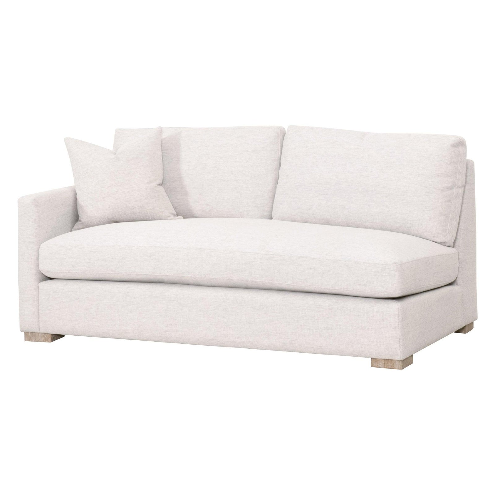 Essentials For Living - Clara Modular 2-Seat Left Slim Arm Sofa - 6620-2S1LA.STOBSK/NG | American Home Furniture
