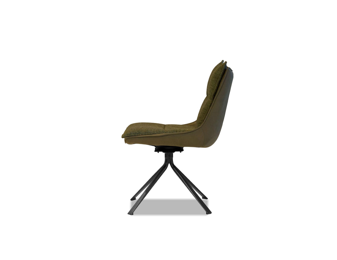 PUCCINI Dining Chair Swivel - Set Of 2 - AmericanHomeFurniture