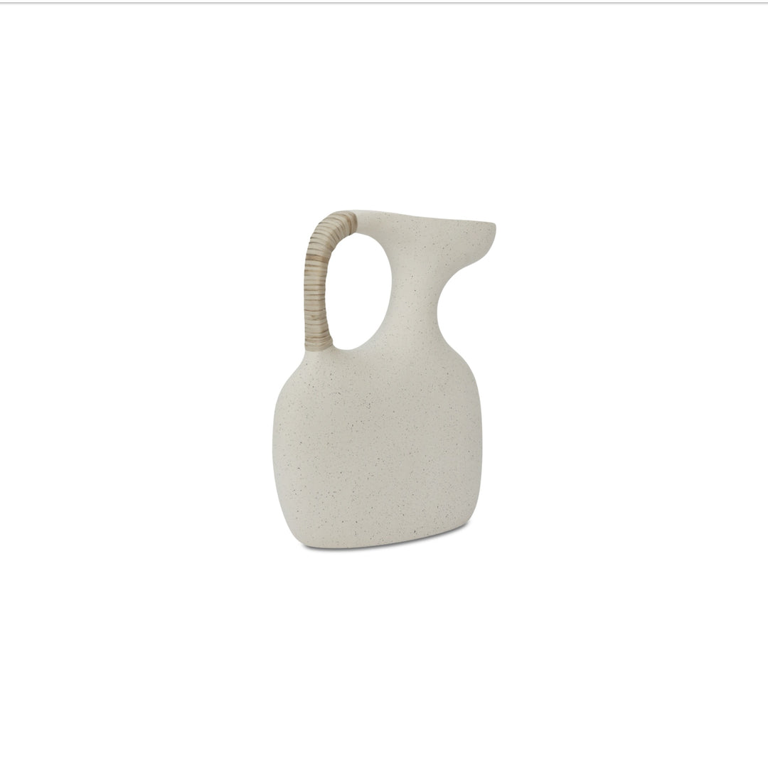 Vila 13In Sculptural Vessel Cream