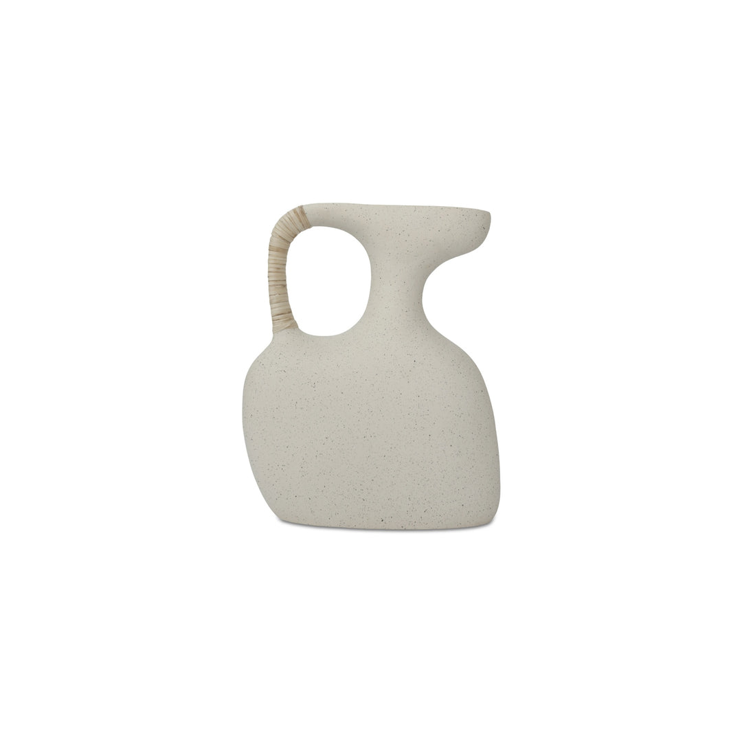 Vila 13In Sculptural Vessel Cream