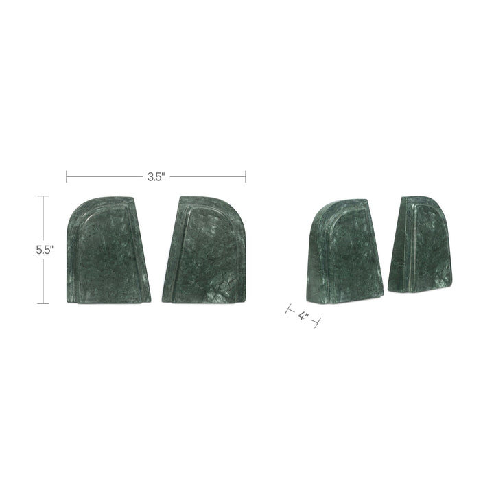 Zane Marble Bookends - Set of 2