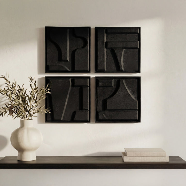 Alva Wall Sculpture - Set of 4