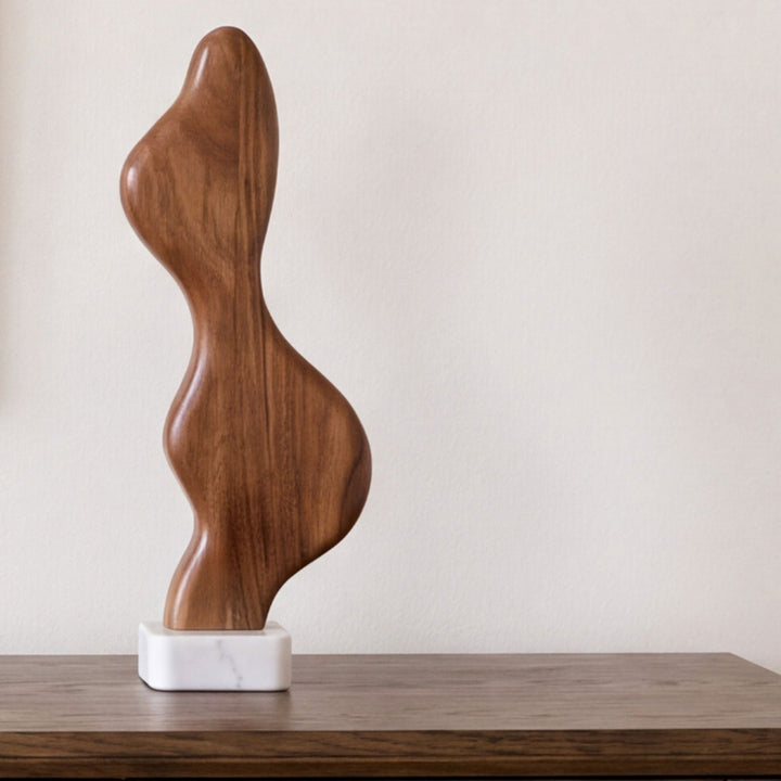Eon Wood And Marble Sculpture 2