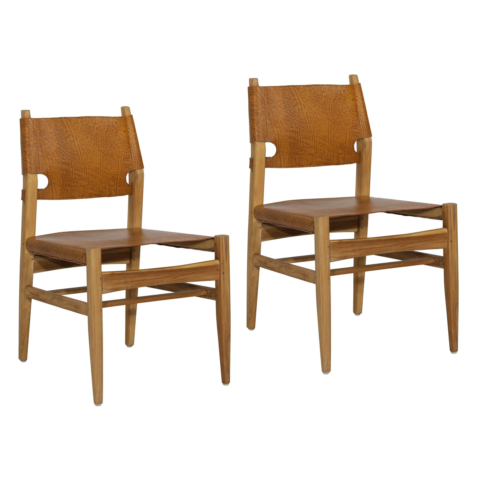 American Home Furniture Rosanna Dining Chair Brown - Set of 2 DINING CHAIRS
