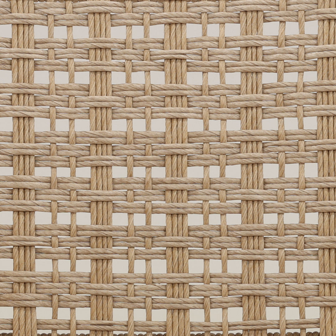 Aleah Outdoor Dining Chair Set of 2 Natural — Detail 1