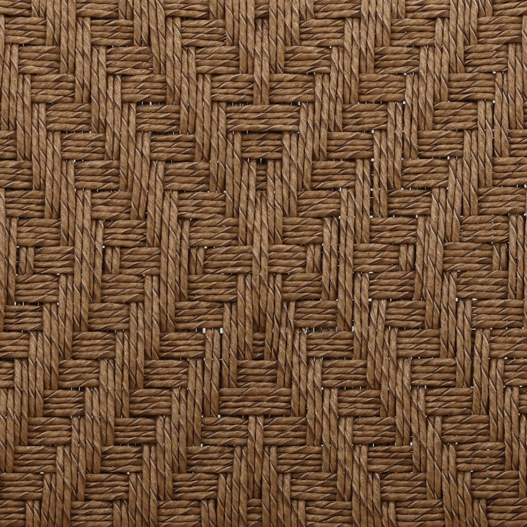 Arya Outdoor Dining Chair Set of 2 Light Brown — Detail 2