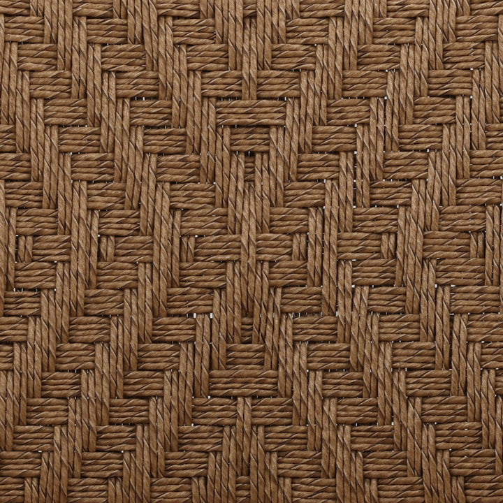 Arya Outdoor Dining Chair Set of 2 Light Brown — Detail 2