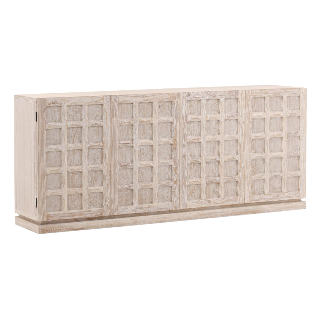 Harris Sideboard Whitewash - AmericanHomeFurniture