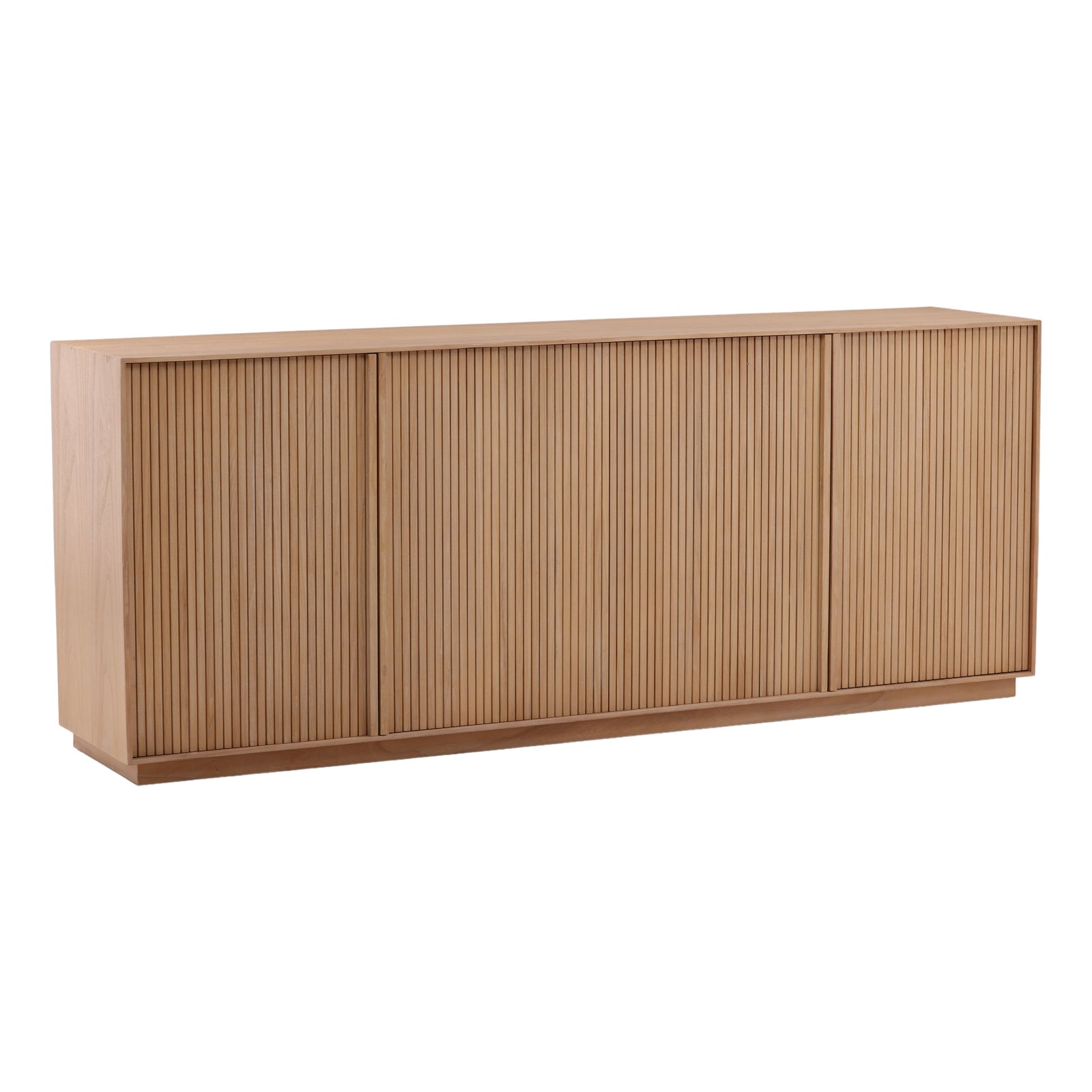 Malindaza Sideboard Light Natural — Front Three-Quarter