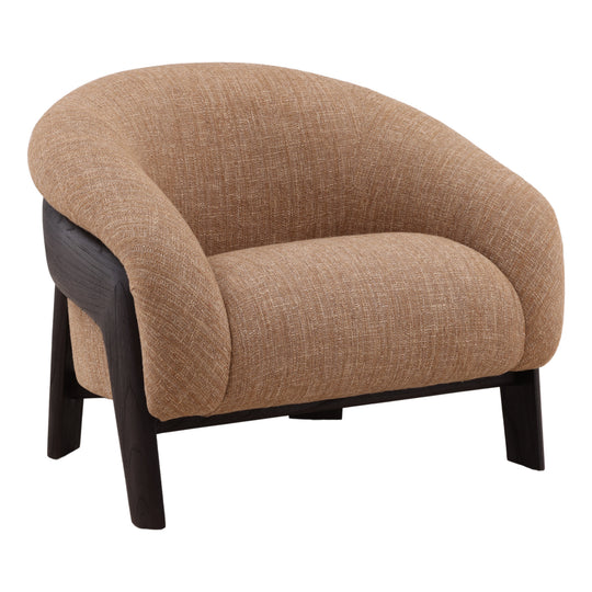 Erys Occasional Chair Brown — Front Three-Quarter