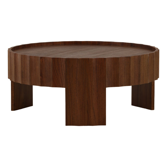 Cadwil Coffee Table Brown — Front Three-Quarter