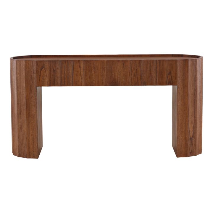 Cadwil Console Table Brown — Front
