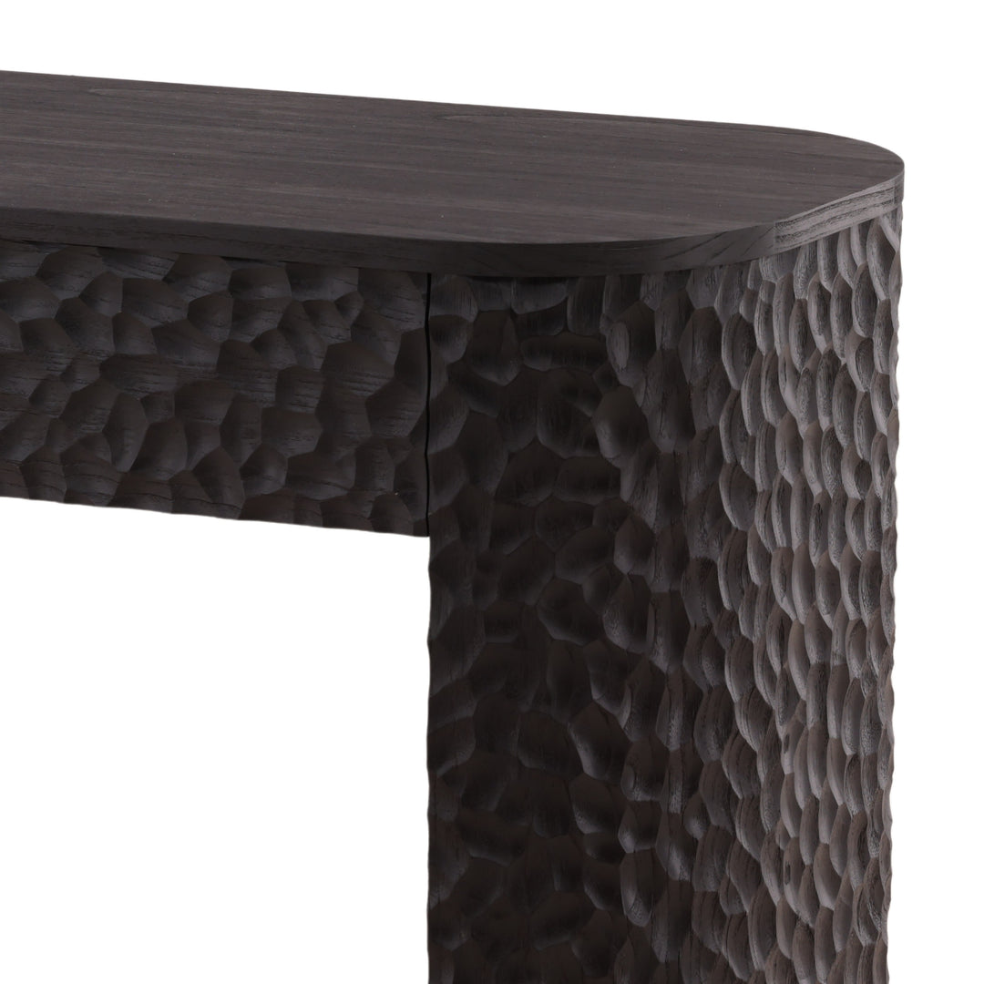 Tristann Console Table Dark Brown — Detail 2