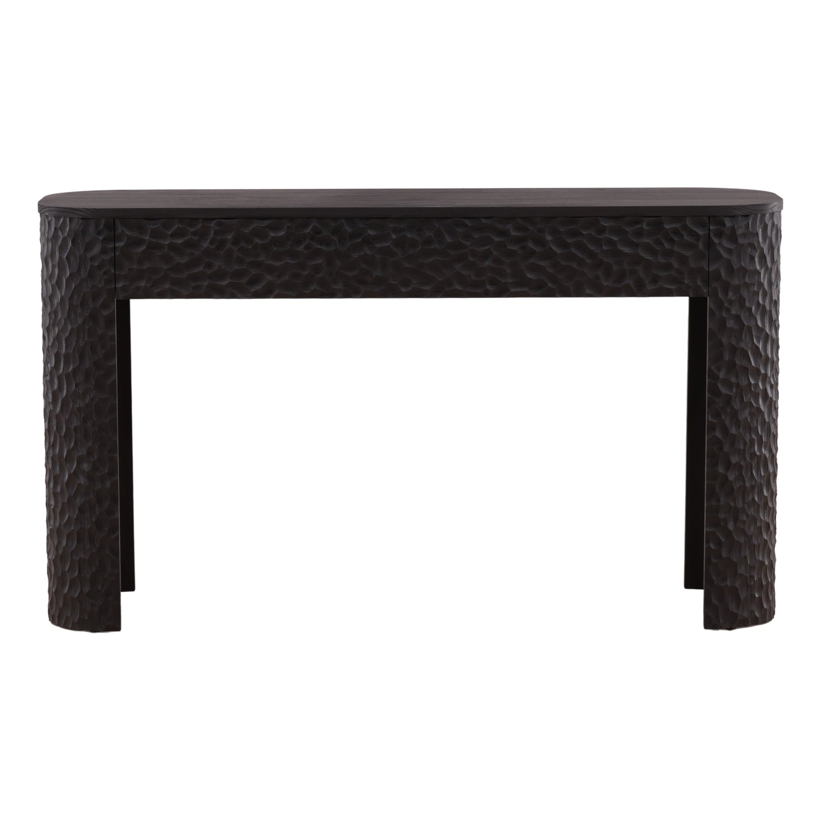 Tristann Console Table Dark Brown — Front