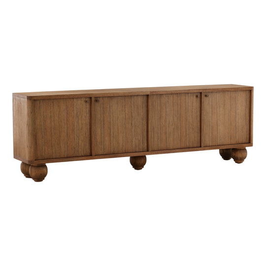 Maddox Sideboard Brown — Front Three-Quarter